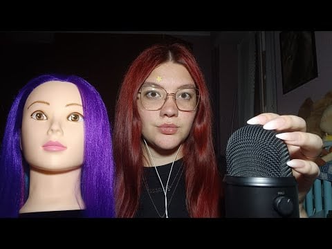 MASSAGGIO ALLA TESTA e HAIR BRUSHING (Coccole, Grattini & Scratching) 😴😍💜 | ASMR ITA