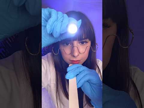 ASMR RUDE DOCTOR EXAM 🩺 cranial nerve roleplay #asmr #shorts #shortsfeed #shortsvideo #shortsviral