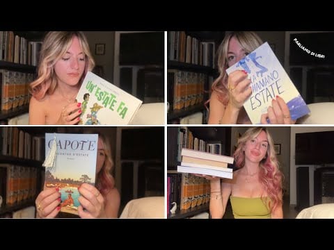 PARLIAMO DI LIBRI ☀️consigli per l’estate (asmr ita) 