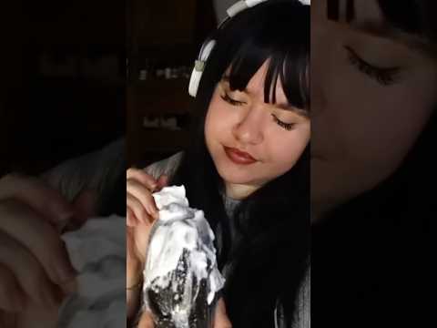 ASMR spa on mic aka shaving foam