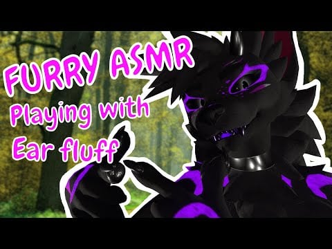 [FURRY ASMR] Playing with your ear fluff!