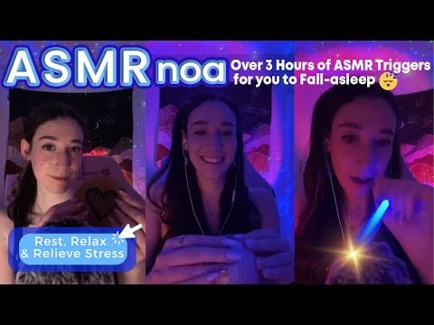 Energy Rain, Whispering, Tapping + | Extra Long ASMR to help you fall asleep and Relax 💕| live #171
