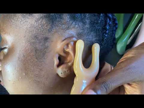 ASMR EAR CLEANING VERY SATISFYING FOR THOSE WHO NEED QUICK SLEEP WITH GUM CHEWING