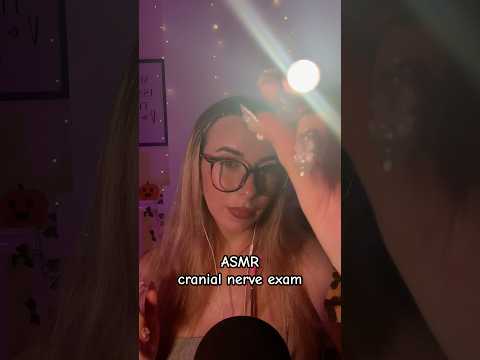 ASMR cranial nerve exam part 1 👩🏼‍⚕️ #asmrcranialnerveexam #asmrmedical