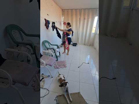 uma boa faxina na varanda #asmr #fyp #shorts