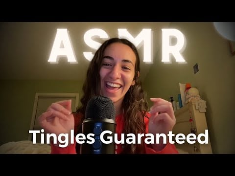 ASMR doing ASMR Jade's top 5 triggers!  Lip gloss, brushing, tapping, finger fluttering