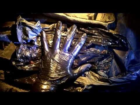 Latex Gloves💖 LAYERING with sparkling💎 gel SHINY with ☔ [[ASMR]]