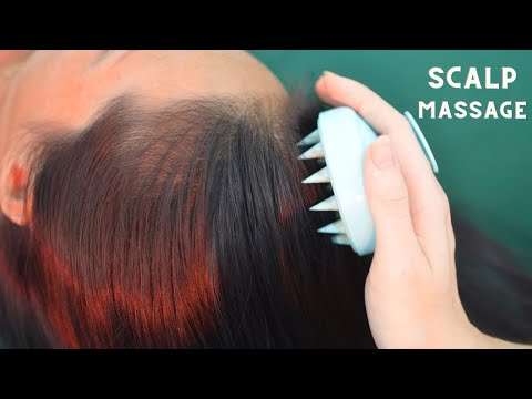 ASMR Scalp Massage No Talking, Scalp Scratching With Shampoo For Sleep ( No Talking )