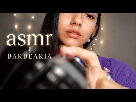 ASMR BARBEARIA PRA VOCÊ HOMEM! 🫵🏻