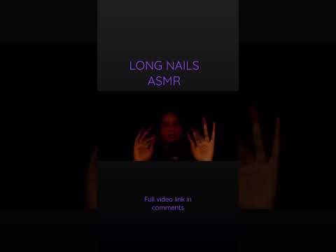 So soothing! #longnailsasmr #asmr #asmrcommunity #longnails #shorts #explorepage #youtubeshorts
