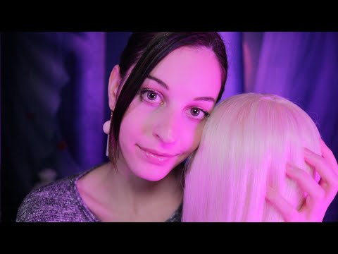 ASMR Soothing Hairplay (Brushing, Scalp scratching, Massaging, Hair oil, Spray) Softly Whispered👱‍♀️