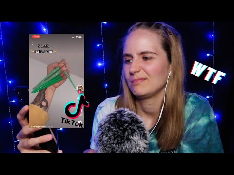 ASMRtist Reacts to Tik Tok ASMR