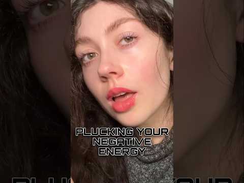 ASMR PLUCKING YOUR NEGATIVE ENERGY #asmr #relax #shorts