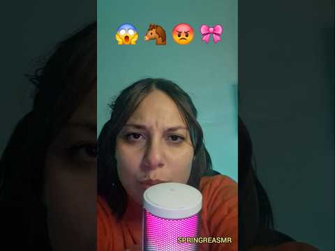ASMR | Emoji challenge! 💚🎀 Parte 83 🎈 #shorts