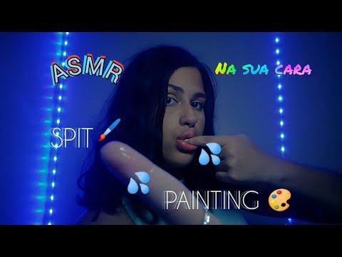 ASMR - BANHO DE GATO( SPIT PAINTING)/ DURMA EM MENOS DE 15 MINUTOS💦🎨