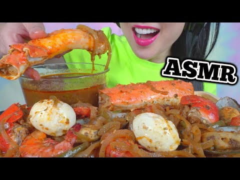 ASMR SEAFOOD BOIL (SATISFYING EATING SOUNDS) NO TALKING | SAS-ASMR