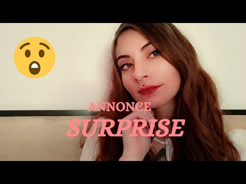 ❤ ASMR FRANÇAIS | GRANDE ANNONCE SURPRISE 😮 | CHUCHOTEMENT