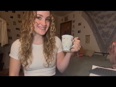 ✨watch this to have a good day✨ early morning asmr grwm (positive affirmations & i make us coffee)