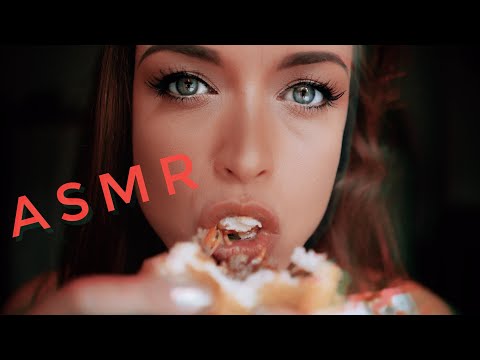 ASMR Gina Carla 🍔 As Requested! Crazy Burger Festival! Binaural CloseUp Sounds!