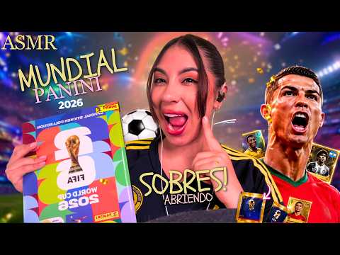 ASMR Abriendo el Álbum del Mundial 2026 Panini  ⚽️