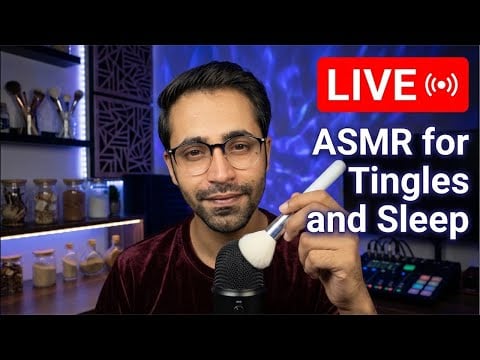 🔴 ASMR Live | For Deep Relaxation & Stress Relief (Face Painting, Glue, Shaving Cream)