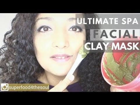 ASMR Ultimate spa Facial Clay Mask purifying session Beauty therapist