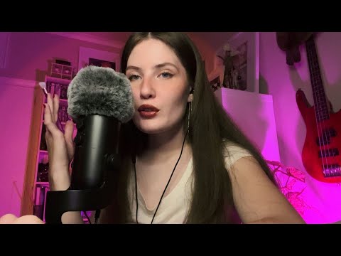 ASMR Whisper Ramble 💓 (fluffy brushing, new mic, starting an asmr channel)