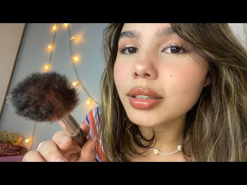 ASMR | MAQUIAGEM PARA TE DEIXAR RELAXADO ✨🤍💄