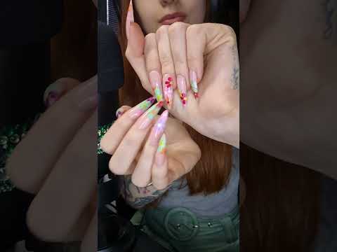 asmr with long press ons #asmrvideo #sensory #asmrtriggers #tattoo #sensorysounds #asmrsounds #relax