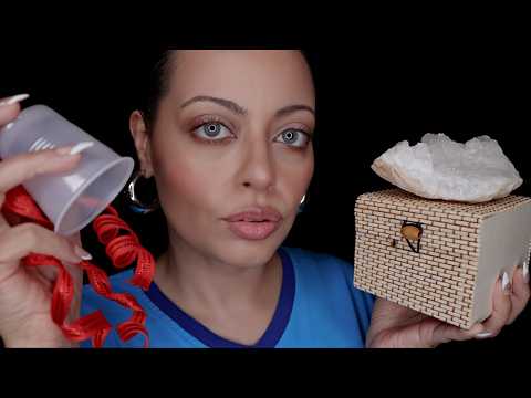 ASMR| Sleepy Sound Assortment for DEEP RELAXATION (creamy tapping, crystal scratching, crinkles)