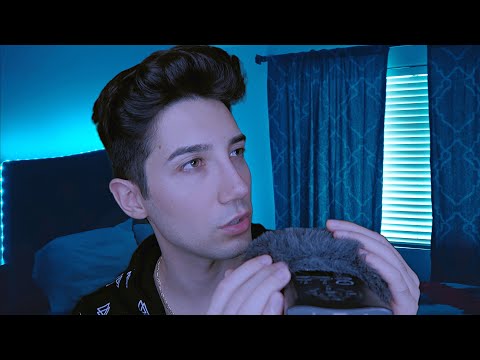 ASMR | DEEP Ear Inaudible Whispers & Fluffy Mic Touching