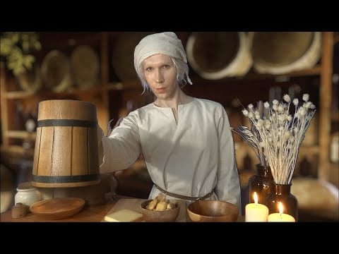 Medieval Tavern ASMR | A Relaxing stay for a Weary Traveller