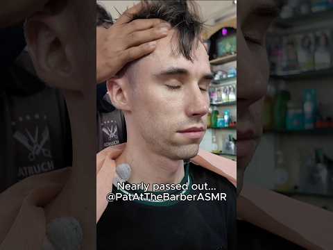 This was a DEEP head massage #headmassage #indianbarber #indianheadmassage #barberasmr #massageasmr