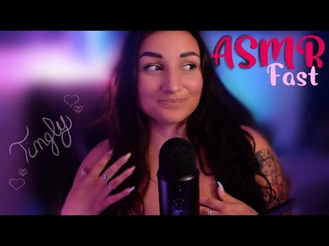 ASMR FRANÇAIS : FAST ASMR (pour la 1ere fois 😳)