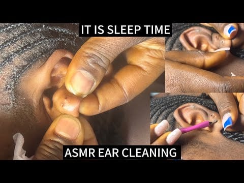 ASMR SLEEP TRIGGERS FOR THOSE WHO NEED SLEEP SATISFYING EAR CLEANING