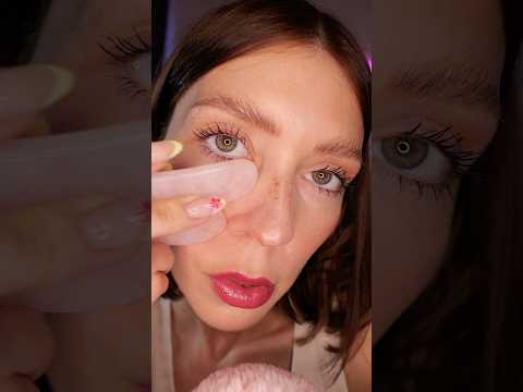 This guasha is so tingly. 🤤✨ # #asmr #guasha