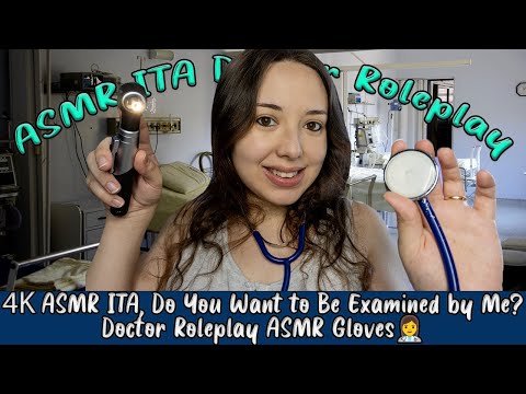 "Doctor Roleplay ASMR ita Gloves Examining You in 4K 🩺"