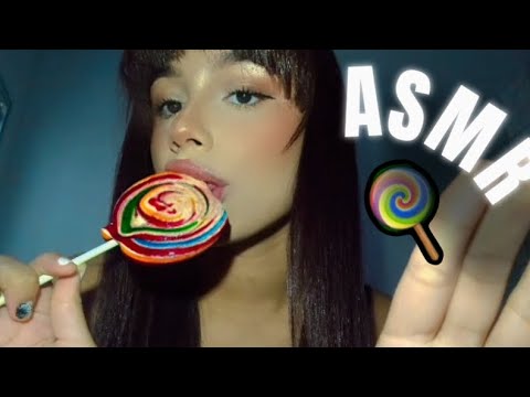 ASMR -  PIRULITO 🍭 LOLIPOP SONS MOLHADOS👄💦