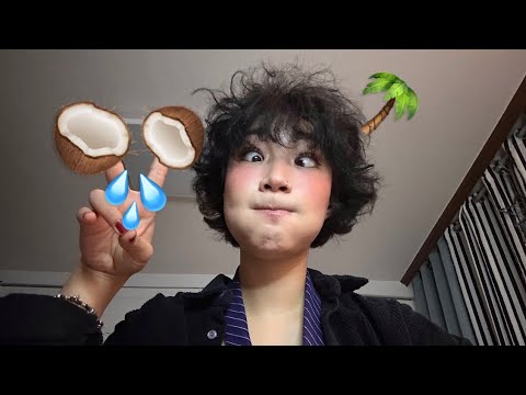 [ASMR] Coconut Rain 코코넛레인 🥥🌧️