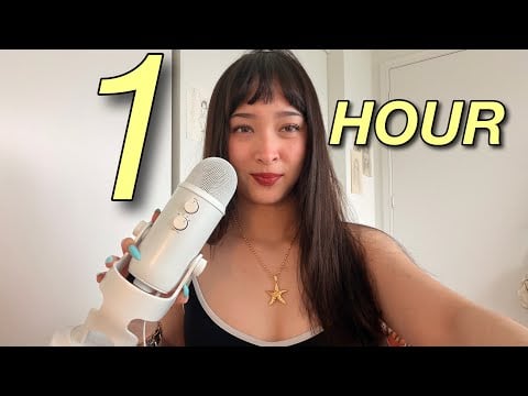 ASMR 1 HOUR of Deep Ear to Ear Whispers 