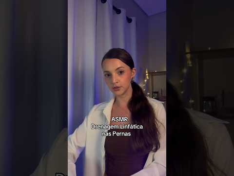 ASMR Massagem nas pernas #asmr #drenagemlinfática #relax #dormir