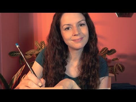ASMR Drawing You - Roleplay - Pencil Sounds