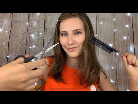 ASMR// Southern Friend Cuts your hair after you ruined it in quarantine//accent+ soft spoken/