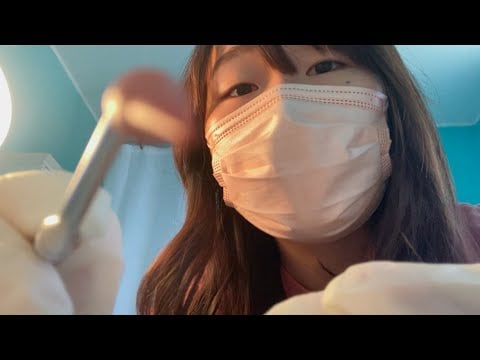 visiting the dentist asmr🦷