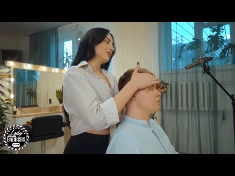 Divine ASMR Massage by Barber Lady Helen for Men