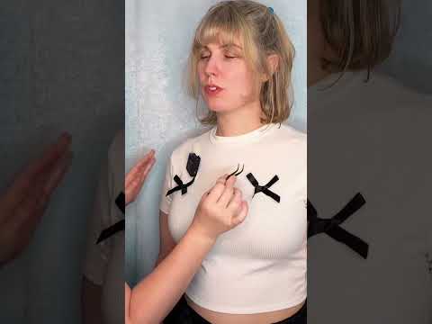 ASMR Measuring & Clothes Styling Roleplay 💚 #asmr #asmrsounds #asmrfabricnoises #asmrlintroller