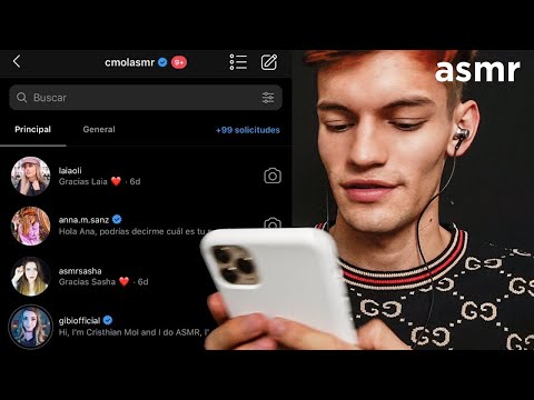 ASMR le escribí a 50 Youtubers de ASMR en Instagram e hice su sonido favorito - ASMR Español - Mol