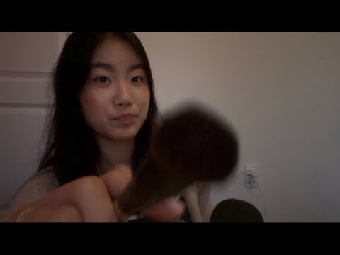 ASMR fast and aggressive makeup application