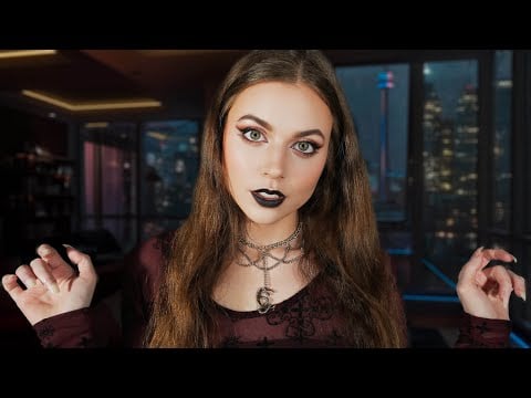 ASMR Goth Girl Is Obsessed With You Fantasy Roleplay 🖤🎃  Personal Attention, ASMR For Sleep, Reading
