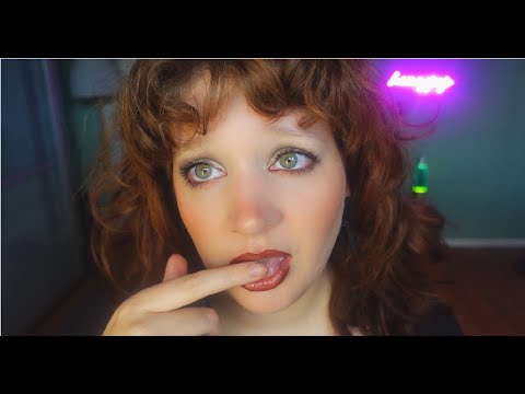 ASMR spit painting on your face for halloween (intense mouth sounds, personal attention)